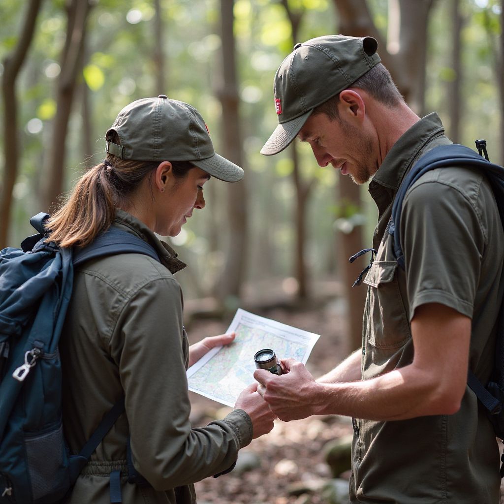 Trail navigation training
