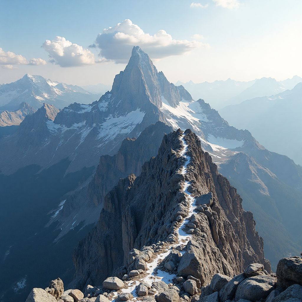 Peak to peak mountain traverse