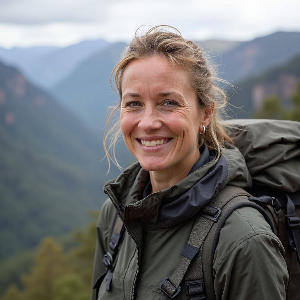 Sarah Mitchell lead trail guide